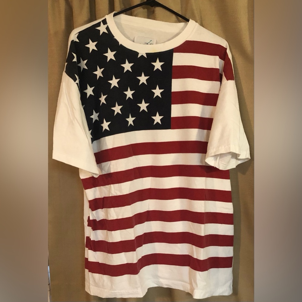 Patriotic American Flag Men's Shirt